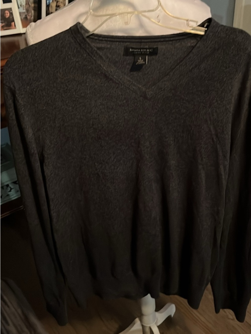 Banana Republic Men’s Charcoal Crewneck Sweater